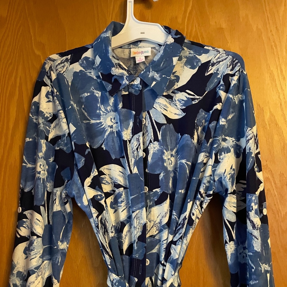 Lularoe Ellie Shirt Dress Size S
